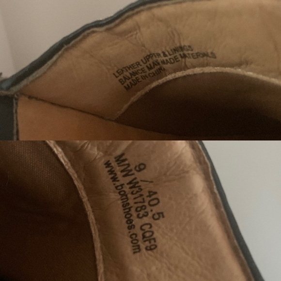 Black Leather Born Clogs - Picture 8 of 8